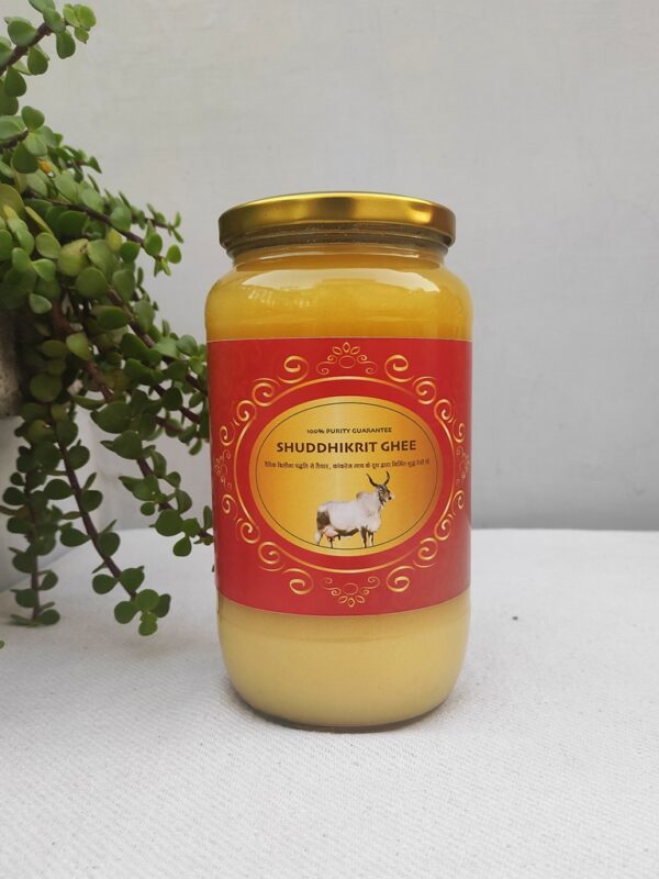 Desi Cow Vedic Bilona Ghee (Kankrej Gomata Ghee) - 1 Ltr